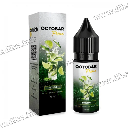 Набір для самозамісу Octobar Prime Salt 15 мл (50 мг) - Mojito (Мохито)